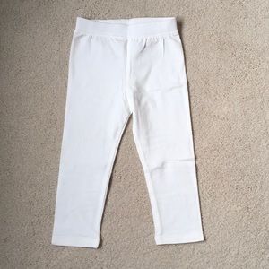 Girls Leveret Off-White Leggings NWOT 3T